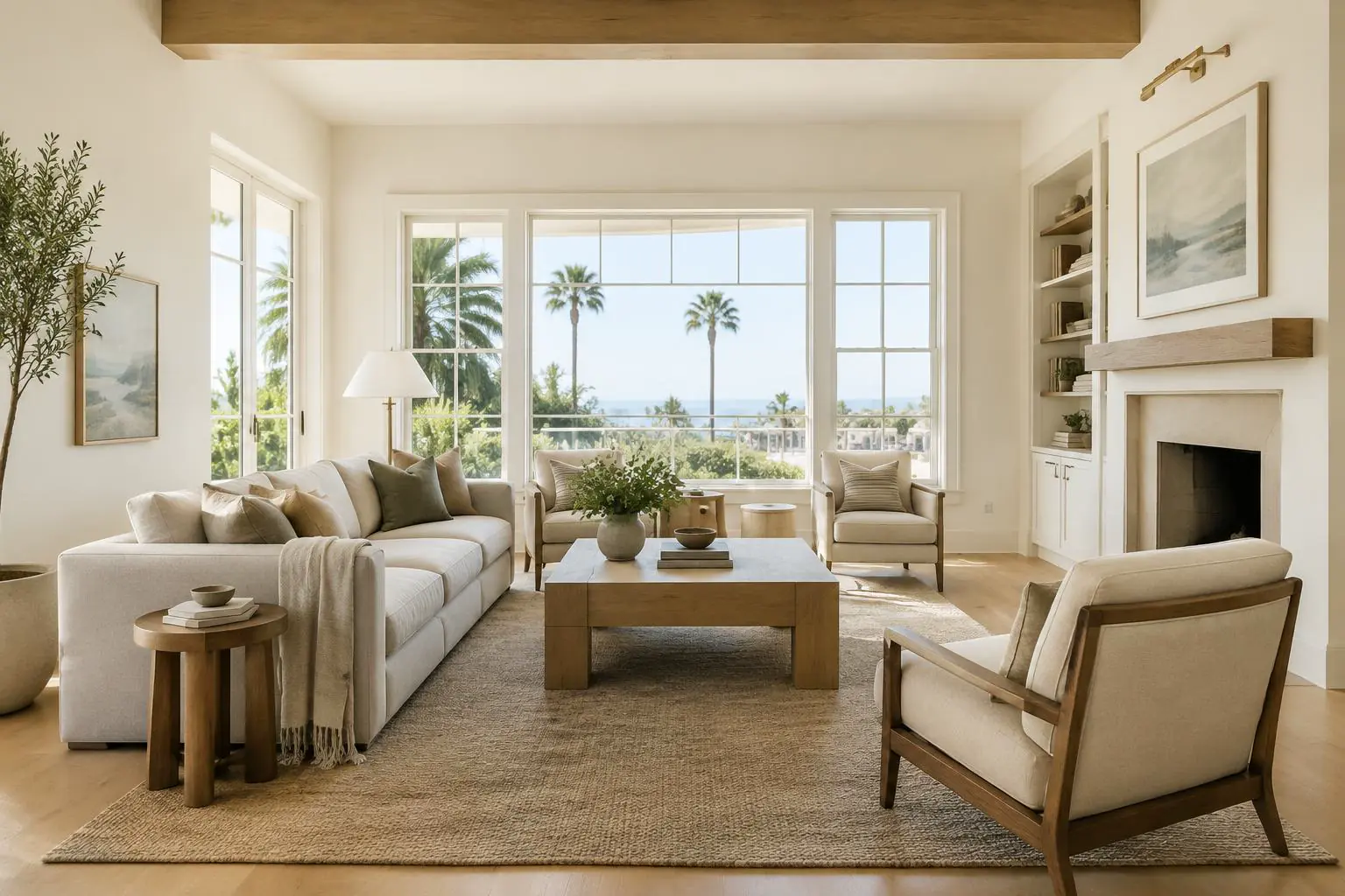 A refined interior painting project